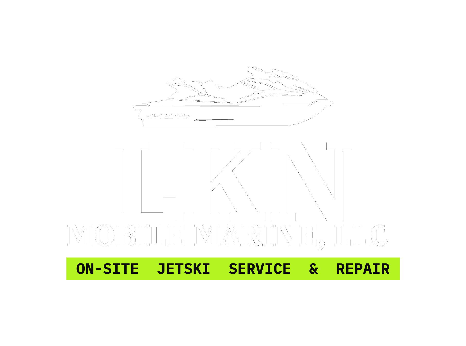 LKN Mobile Marine, LLC logo — on-site jetski service and repair on Lake Norman, NC